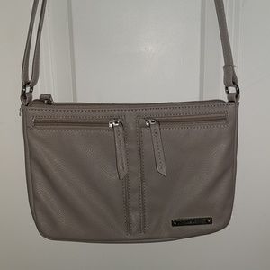 Nine West Grey Zip Crossbody Bag